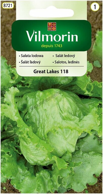 Vilmorin CLASSIC Salát ledový GREAT LAKES 118 - pozdní 1 g